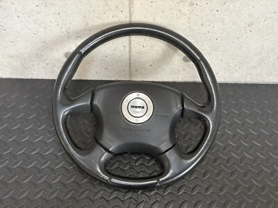 JDM Subaru IMPREZA STi GDB GDA Genuine steering wheel MOMO OEM Used - Image 1 of 4