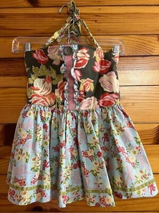 Matilda Jane Bowie Roundabout Top Girls Serendipity Halter Shirt Size 10 - Picture 1 of 3
