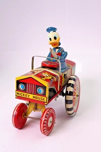 Vintage Marx Donald Duck's Dipsy Car 1950's - Picture 1 of 8