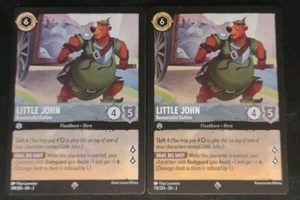 Disney Lorcana: Into The Inklands - Little John X2 - Resourceful Outlaw 178/204 - Picture 1 of 3