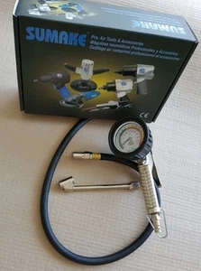 Sumake 60mm 3 FUNKTION Reifenfüller mit Manometer Luft Pistole Druckluftpistole - Bild 1 von 3