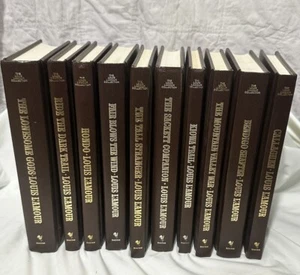 Louis L'Amour Bantam Kunstleder Sammlung Western Romane Lot 10er Set - Bild 1 von 5