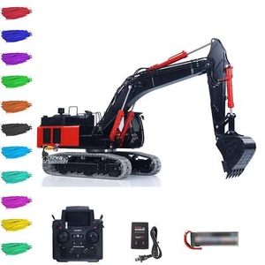 LESU 1/14 Remote Control Hydraulic Excavator Aoue ZX490 RTR CNC Metal RC Digger - Picture 1 of 12