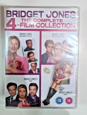 BRIDGET JONES 4 FILM COMPLETE COLLECTION      NEW SEALED GENUINE UK DVD - Image 1 of 2