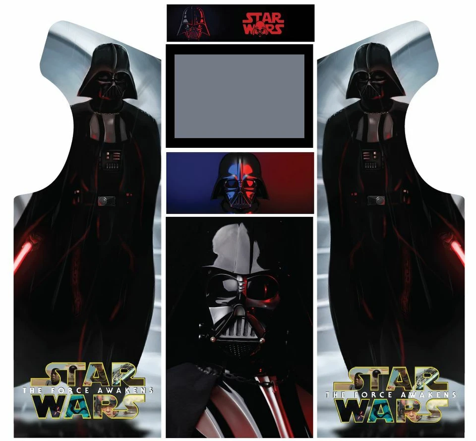 Stickers Borne Arcade - Modèle Dark Vador - Photo 1/1