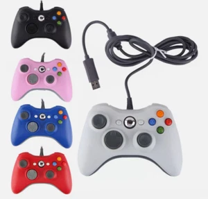 Wired Controller USB For PC Compatible With Xbox 360 / Windows 7 8 10 11 Gamepad - Picture 1 of 6
