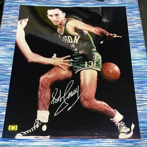 Bob Cousy Signed 16x20 Photo Boston Celtics Hall of Fame - PSA /Dna - Picture 1 of 4