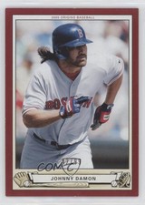2005 Upper Deck Origins Red /99 Johnny Damon #80