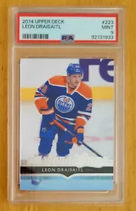 2014 2014-15 UPPER DECK LEON DRAISAITL YOUNG GUNS ROOKIE #223 PSA 9 OLIATORI COME NUOVI - Foto 1 di 6