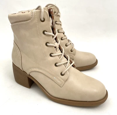 Botas de Combate Baretraps Tacón Grueso 7.5 M Cremallera Con Cordones Mujer’s Botines Botines Foto 1 de 4