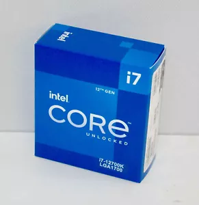Intel i7 12700K 3,60Ghz 12 Core Prozessor CPU LGA 1700 220810X000500W0 im Karton - Bild 1 von 3