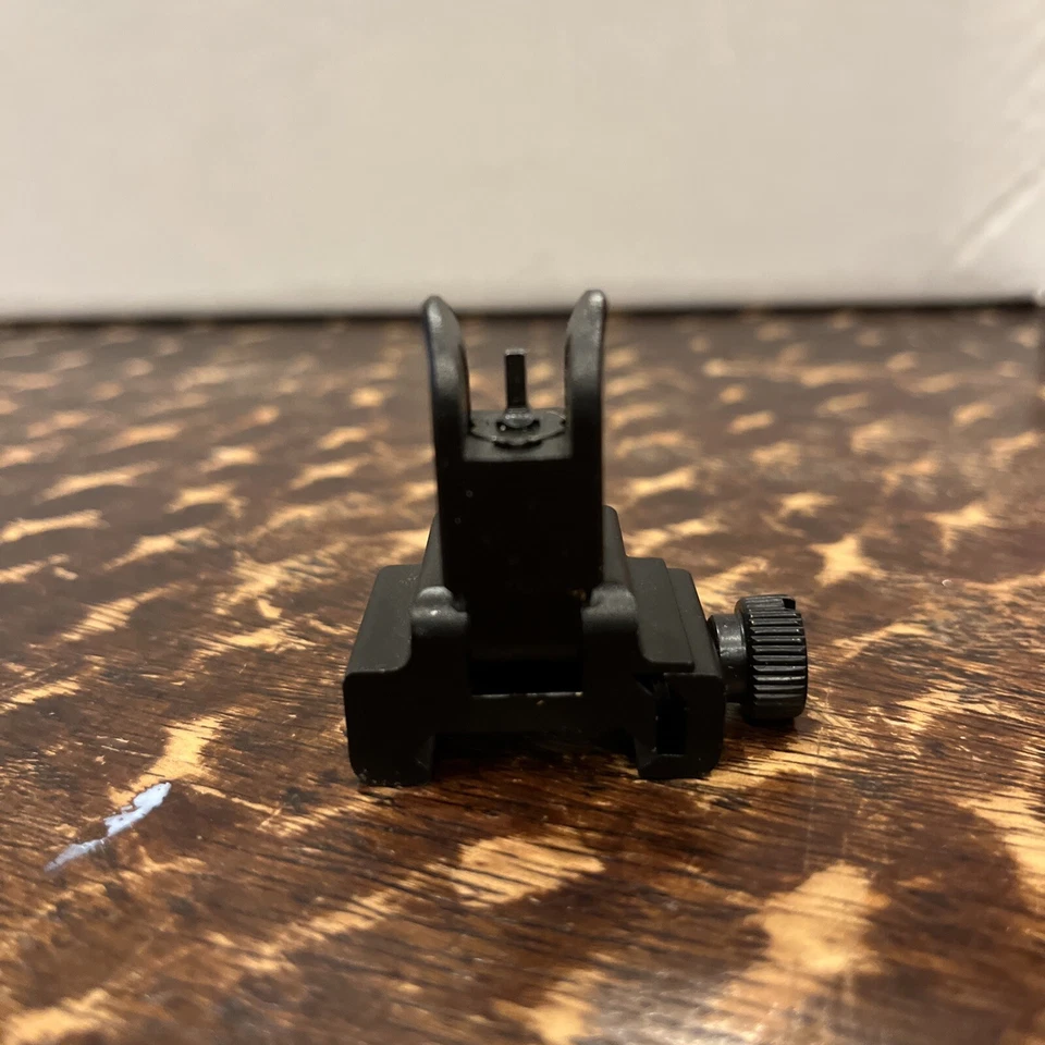 UTG Dual Aiming Aperture Low Profile Folding Flip-up BUIS Fore Rifle Sight 751 L - Image 1 of 4