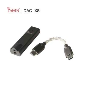 YAQIN DAC-X8 AKM4493 Portable HiFi decoding amp DSD Computer Mobile Phone DAC - Picture 1 of 9