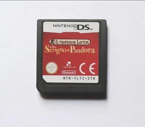 NINTENDO DS : IL PROFESSOR LAYTON E LO SCRIGNO DI PANDORA - Solo scheda, ITA 3ds - Picture 1 of 2