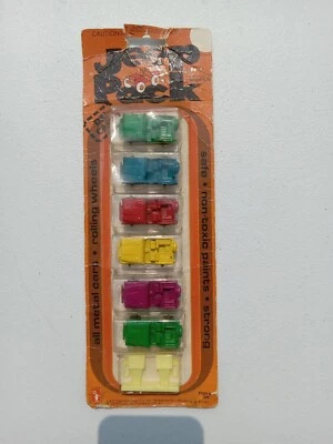 1979 MIDGETOY JEEP RACK #5506 METAL DIECAST 6 JEEPS 1 GAS PUMPS Rare! Trl7#9 - Image 1 of 4