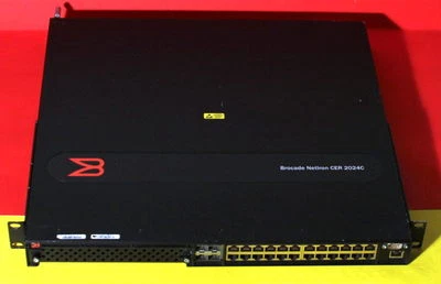 BROCADE NI-CES-2024C-AC 24 Port 1G RJ45 Plus 4 1G SFP 3xAvailable - Image 1 of 3