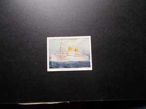 WILL'S ORIGINAL CIGARETTE CARD  - FAMOUS BRITISH LINERS A SERIES CARD NO 19 - Picture 1 of 2