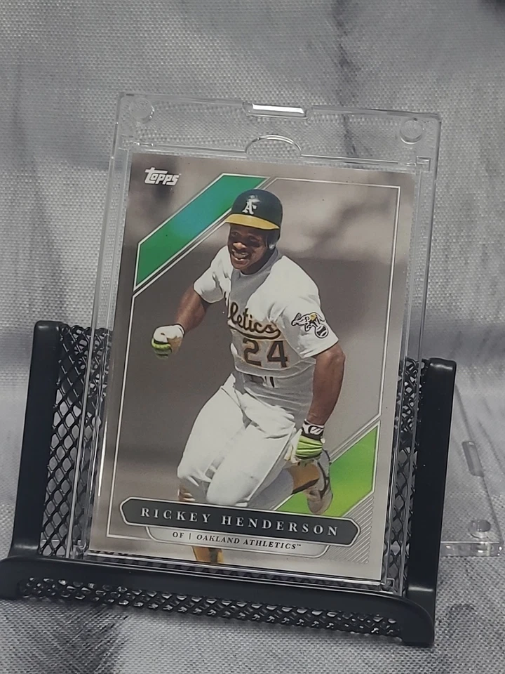 2021 Topps X Derek Jeter #15 Rickey Henderson  Oakland Athletics - Image 1 of 3