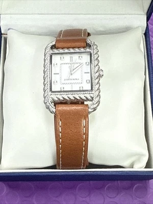 ❤️ Часы Judith Ripka квадратные серебристые двойная упаковка (новый аккумулятор) - Изображение 1 из 4