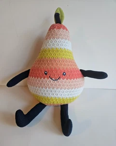 Target Pillowfort Birne gestrickt Plüschtier Stofftier Puppe gelb pfirsichrosa 11 Zoll - Bild 1 von 6