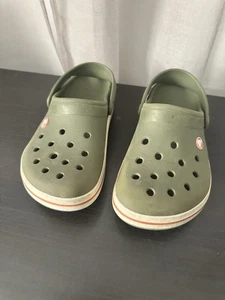 Crocs enfant unisexe armée vert/brûlé Siennen J3 Crocband Classics - Photo 1/7