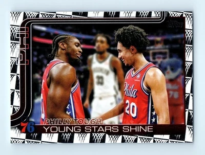 Philly Tough Young Stars Shine 2025 Topps Tip Off Basketball Card #275 - Image 1 of 2