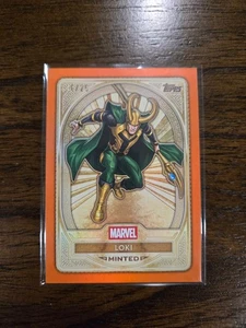 2025 Topps Marvel Minted #80 LOKI Orange Parallel 10/25 - Picture 1 of 2