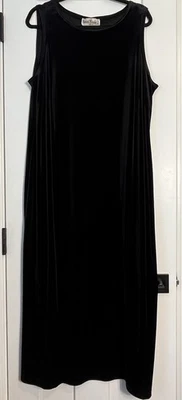 Vintage Ronni Nicole Velvet Long Dress Size XL Classic Formal Opera Old Money - Image 1 of 4