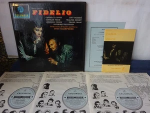 B/S ED1 BEETHOVEN - FIDELIO 3LP BOX, Philharmonia, Klemperer COLUMBIA SAX 2451-3 - Picture 1 of 6