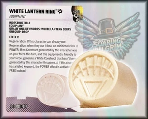 DC Heroclix WHITE LANTERN RING - s002 - EQUIPMENT Lantern Legacy Set - Picture 1 of 1