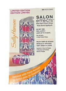 Sally Hansen Salon Effects Real Nail Polish Strips L.E. 025 Razzlesnake - Picture 1 of 2