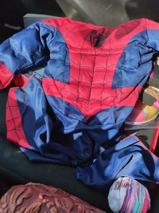 Boys Sz 4 Spiderman Costume/ Pjs - Picture 1 of 4
