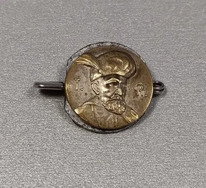 Romania, Spilla/Distintivo Vintage - Mihai Viteazul, Società "Tinerimea Romana" - Foto 1 di 2