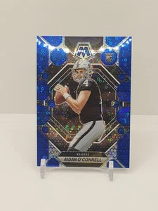 Panini Mosaic #281 2023 Aidan O'Connell azul No Huddle Prizm Rookie RC/75 - Imagen 1 de 2
