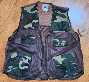 NWT Northwest Territory Men's Size XXL 2XL Camouflage Mesh Hunting Fishing Vest - Picture 1 of 12