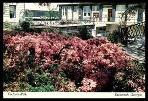 Postcard Factor's Walk, Savannah, GA - Picture 1 of 2
