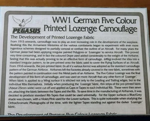 5 Color Lozenge Camouflage, inc. rib tape, Lower, Pegasus, Scale: 1/72,Kit: PE - Bild 1 von 2