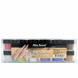Mia Secret New Acrylic Nail Powder 12 Colors Set FIESTA Collection - Picture 1 of 4
