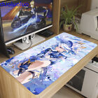 Anime Genshin Impact Furina Mouse Pad Otaku Keyboard Mousemat Game Mat 70*40Cm