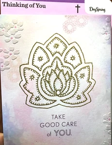 Dayspring GET WELL Card,Thinking of You,Hope You are Feeling Better Hallmark DS5 - Picture 1 of 2