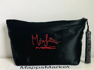 NEW Authentic MAC Min Liu Makeup Bag in Black LIMITED EDITION - Picture 1 of 12