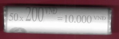 VIETNAM SOCIALIST REP 200 ÐỒNG 2003 UNC 1 YEAR TYPE,COAT OF ARMS,SURROUNDED BY T - Image 1 of 2