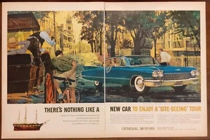 Cadillac 1960 cupé De Ville Nantucket Massachusetts, antiguo y nuevo - Imagen 1 de 1
