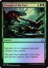 Strength of the Pack - Foil uncommon Rivals of Ixalan MTG