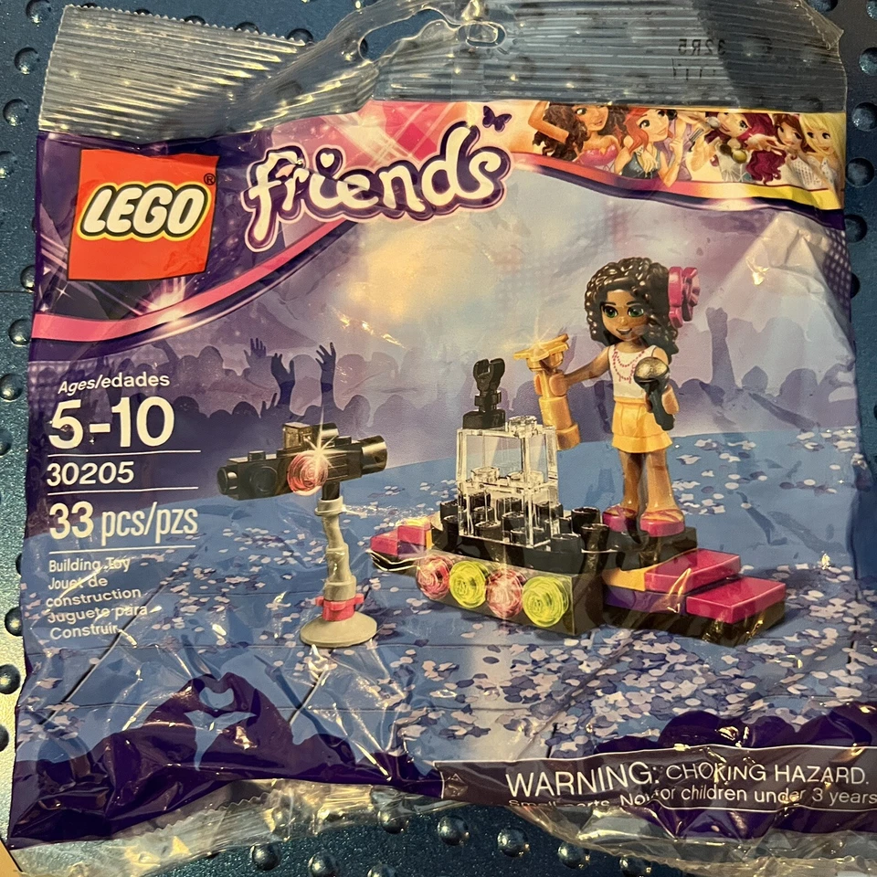 10 Bags Lego 30205 Friends Andrea Pop Star Polybag sealed Party Birthday Gift - Image 1 of 3