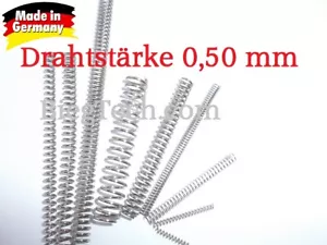 Druckfeder, Feder, Federstahl DIN 10270-3 (s)0,50 mm - Bild 1 von 1