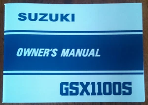 Suzuki Katana 1100S owners manual Part Number 99011-49320-01A - Picture 1 of 3