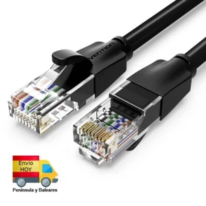 CAT6 20m CABLE RED LAN ETHERNET 20 METROS ALTA VELOCIDAD GIGABIT 1000 Mbps - Imagen 1 de 2