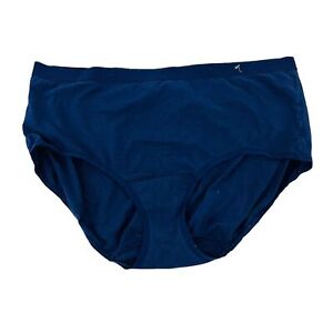 Cacique Cotton Full Brief Panty Navy Blue Size 18/20
