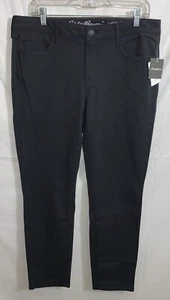 Eddie Bauer Elysian Slightly Curvy Skinny Jeans Womens Sz 14 Black - Picture 1 of 15